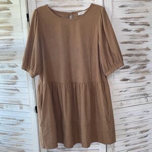 🎄2/$20 She + Sky  Cord babydoll dress